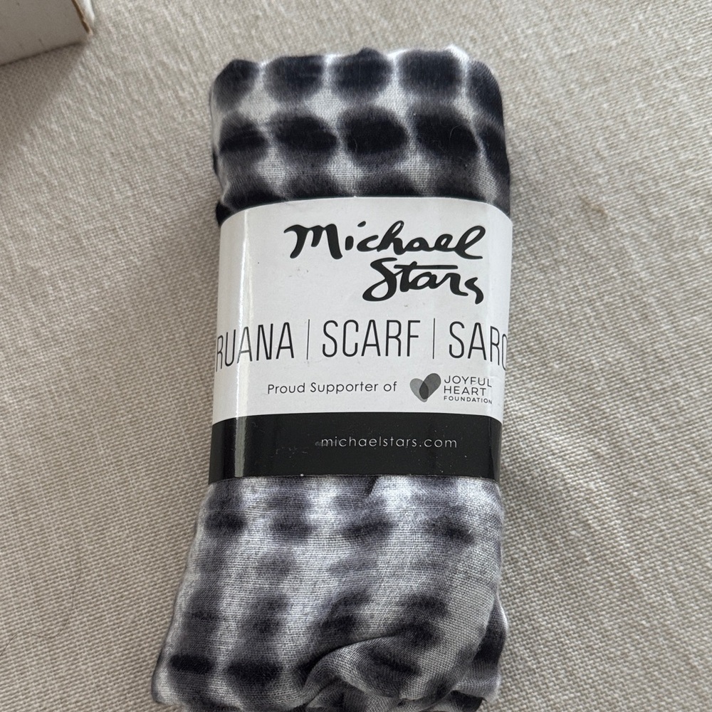 Michael Stars Monochrome Ruana Scarf